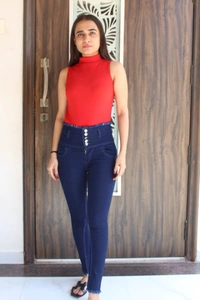 HIGH BELT JEANS
